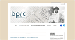 Desktop Screenshot of blackpressresearchcollective.org